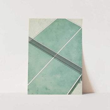 Overhead Ping Pong Table PFY Art Print
