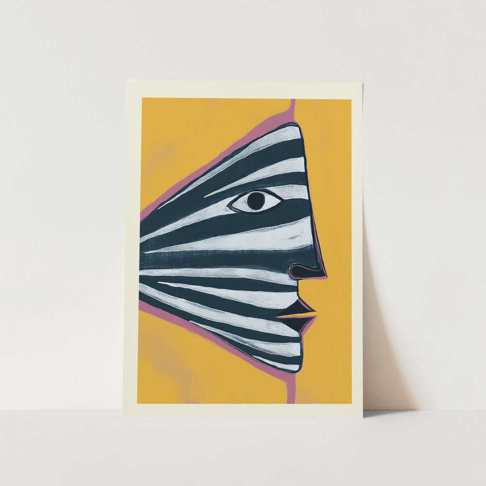 Abstract Profile Art Print