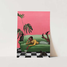 Load image into Gallery viewer, Martini and Monstera Art Print