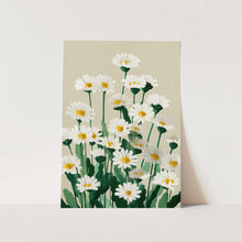Load image into Gallery viewer, Daisy Meadow Morning Art Print