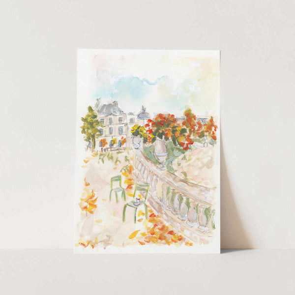Le Jardin Du Luxembourg PFY Art Print