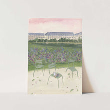 Load image into Gallery viewer, Paris Garden Watercolor Illustration PFY Art Print