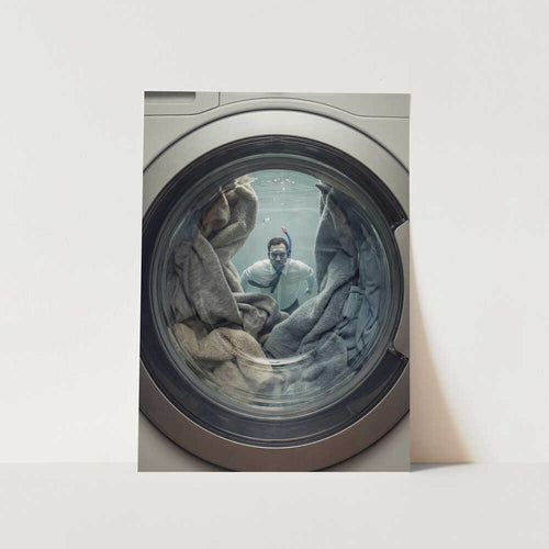 The Washing Machine Dive PFY Art Print