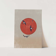Load image into Gallery viewer, Swallows at Sunrise PFY Art Print