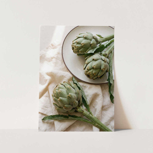 Three Fresh Artichokes PFY Art Print