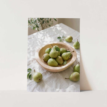 Ripe Green Pears PFY Art Print