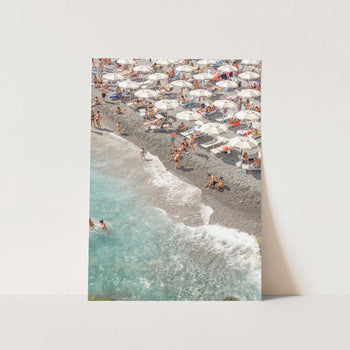 Mediterranean Beach Life PFY Art Print
