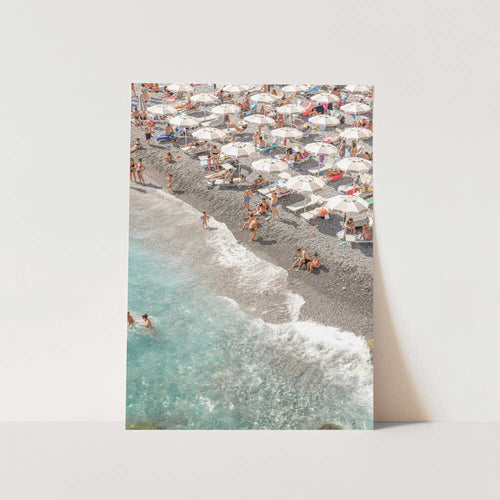 Mediterranean Beach Life PFY Art Print