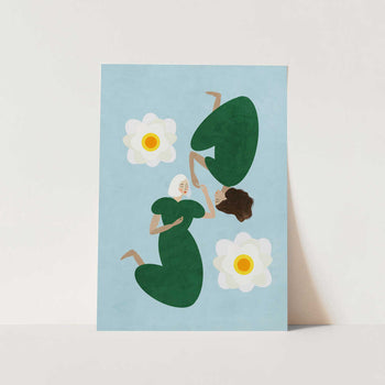 The Water Lilies Sisters PFY Art Print