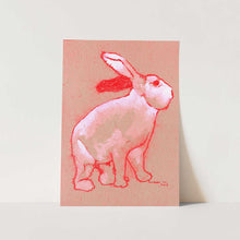 Load image into Gallery viewer, Red Rabbit PFY Art Print