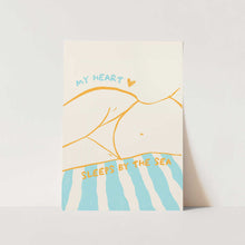 Load image into Gallery viewer, Heart Sleeps By The Sea PFY Art Print
