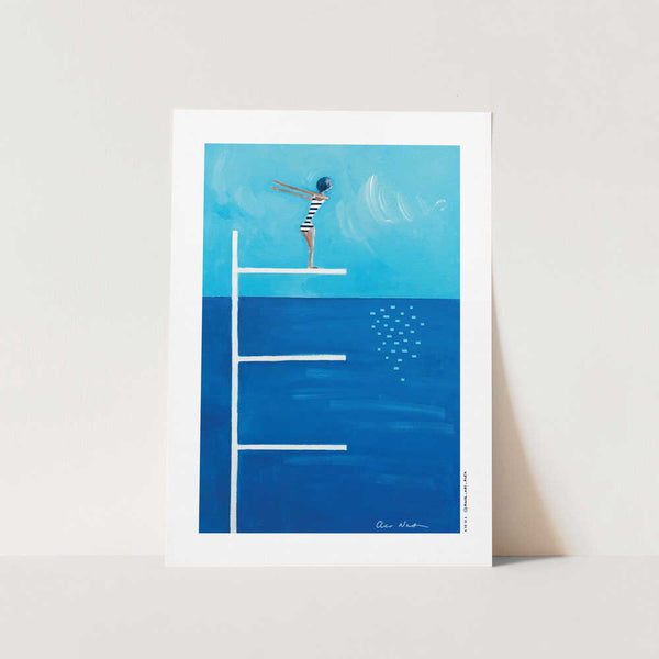 Ready to Dive PFY Art Print