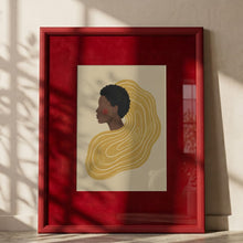 Load image into Gallery viewer, Serene Profile Swirls PFY Art Print