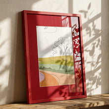 Load image into Gallery viewer, Abstract Landscape Lines PFY Art Print