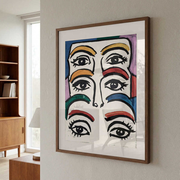 Eyes and Brows PFY Art Print
