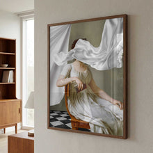 Load image into Gallery viewer, Elegant Woman Flowing Fabric PFY Art Print