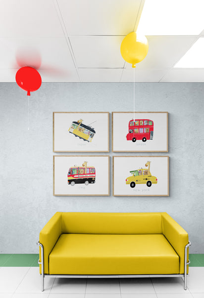 Lima Bus PFY Art Print