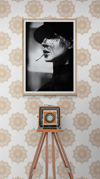 Vintage Lady in Black PFY Art Print