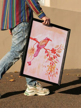 Load image into Gallery viewer, Gentle Pink Bird Branch PFY Art Print