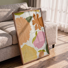 Load image into Gallery viewer, Colorful Abstract Flowers PFY Art Print