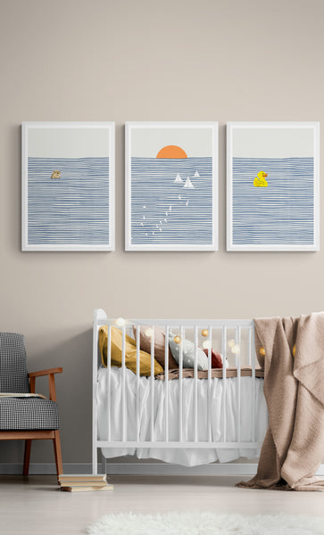 Three White Sails PFY Art Print