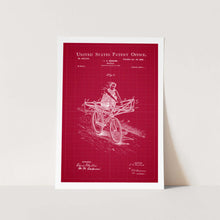 Load image into Gallery viewer, Rowing Bicycle Patent Art Print