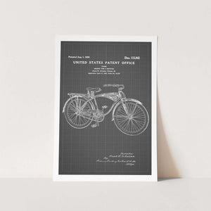 Schwinn Bicycle Patent Art Print