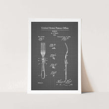 Load image into Gallery viewer, 1884 Fork Patent Art Print