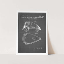 Load image into Gallery viewer, 1935 Three Wheel Vehicle Patent Art Print