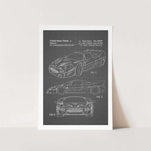 Load image into Gallery viewer, 1994 Ferrari F40 Patent Art Print