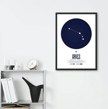 Load image into Gallery viewer, Aries Star Sign Art Print