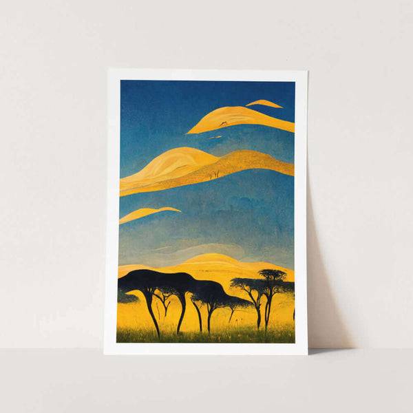 African Sky Art Print