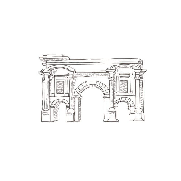 Algeria Landmark Travel Art Print