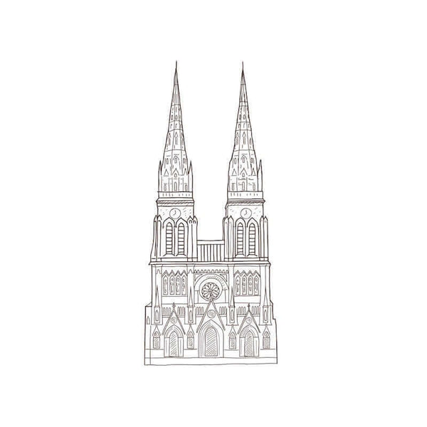 Argentina Landmark Travel Art Print