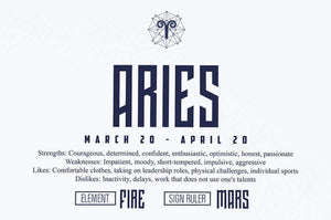 Aries Star Sign Art Print
