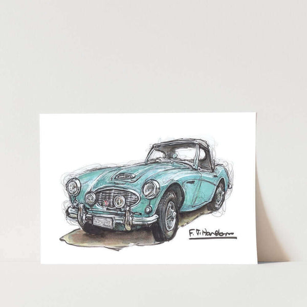 Austin Healey Car Art Print