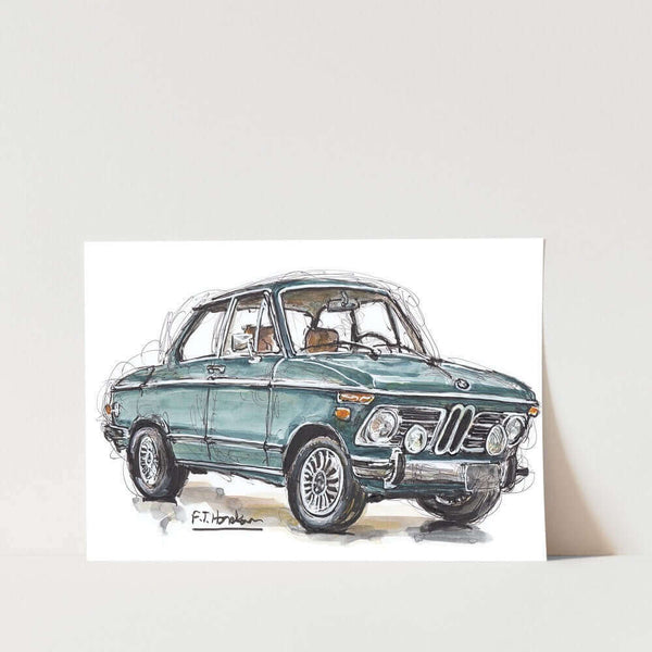 BMW 2002 Car Art Print