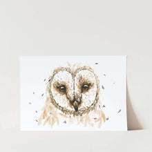 Load image into Gallery viewer, Barn Owl by Mareli Art Print