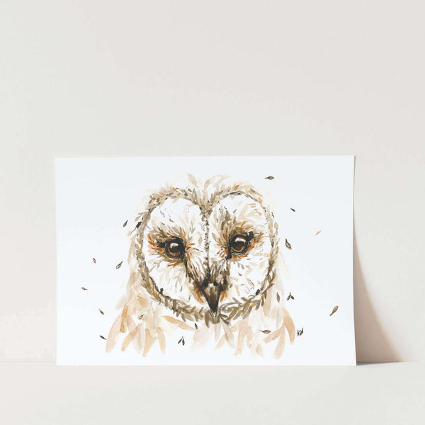 Barn Owl by Mareli Art Print