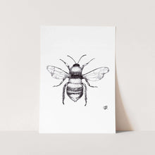 Load image into Gallery viewer, B &amp; W Bee by Jenna Art Print