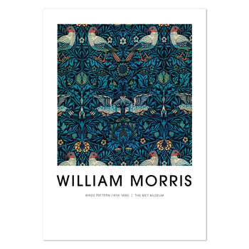 Birds Pattern by William Morris Art Print
