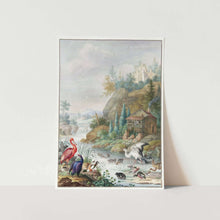 Load image into Gallery viewer, Birds Near a Mountain Stream Art Print