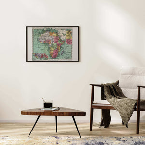Bonds of Africa Map Art Print
