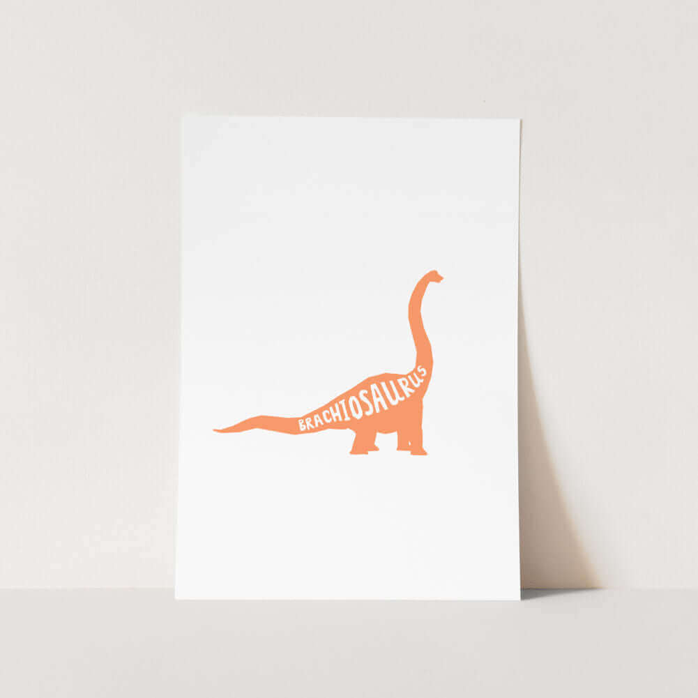 Brachiosaurus Dinosaur Art Print