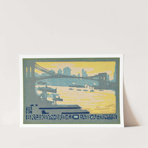 Brooklyn Bridge Late Afternoon Art Print