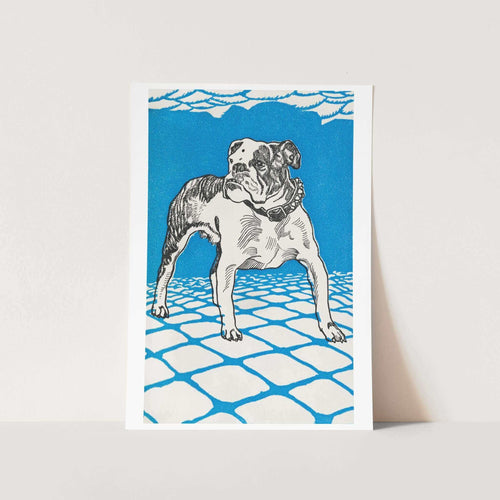 art_print_lithograph_dog