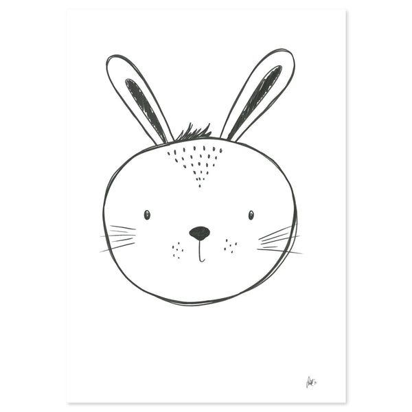 Bunny by Lor Art Print