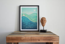 Load image into Gallery viewer, China Art Print black framed