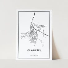 Load image into Gallery viewer, Clarens Map Art Print