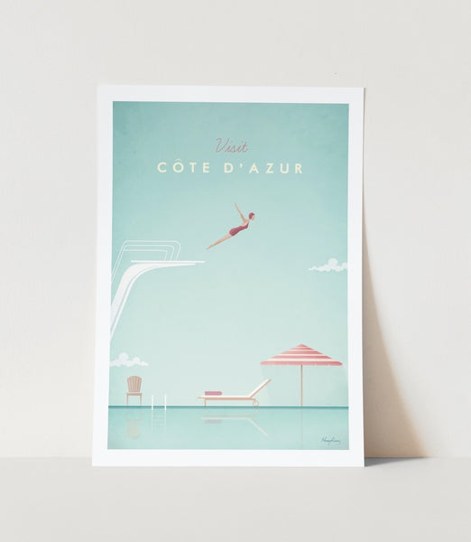 Cote d'Azur Art Print